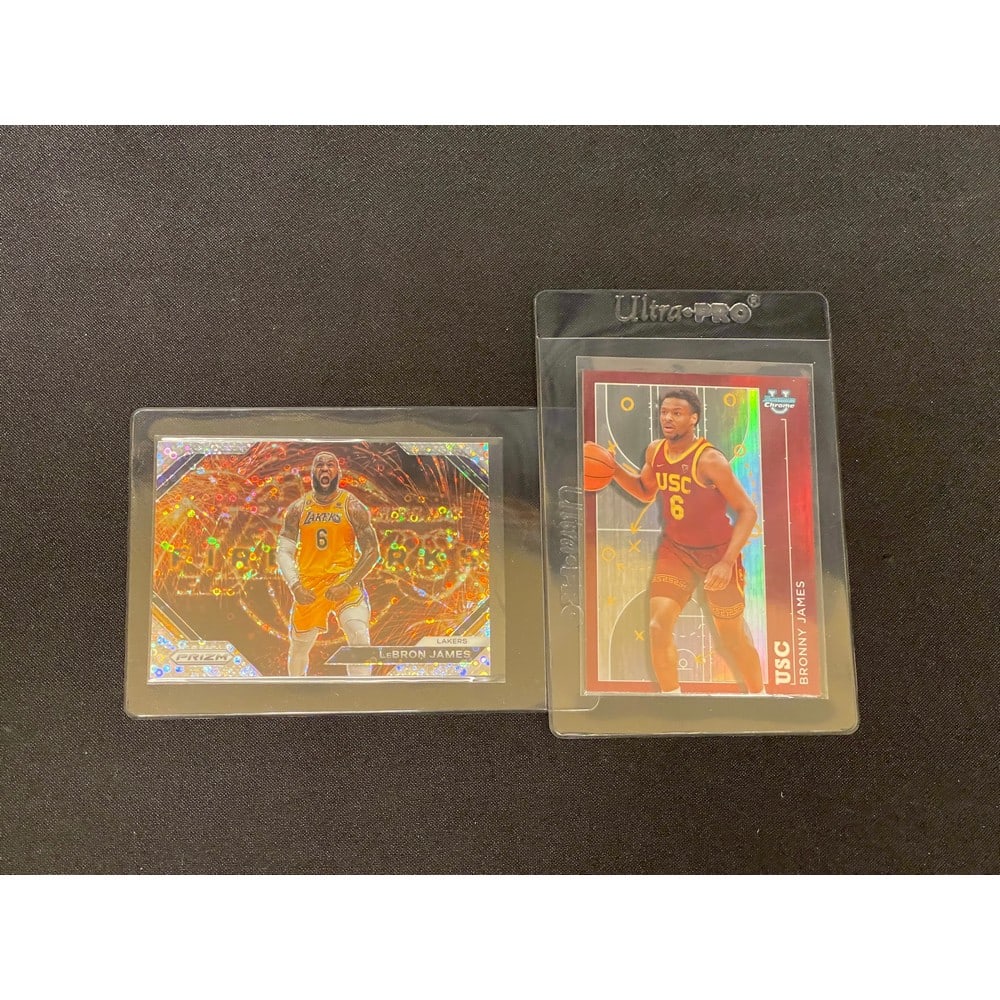 (2) Lebron James/bronny James Cards (1 of 2)