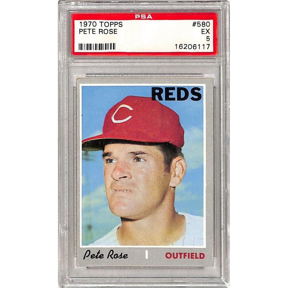 1970 Topps Pete Rose Psa 5 (1 of 2)