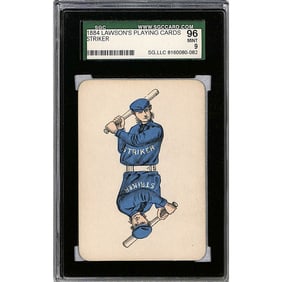 1884 Lawsons Playing Card Striker Sgc 96/9