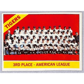 1966 Topps Hi Grade Hi # Tigers Team