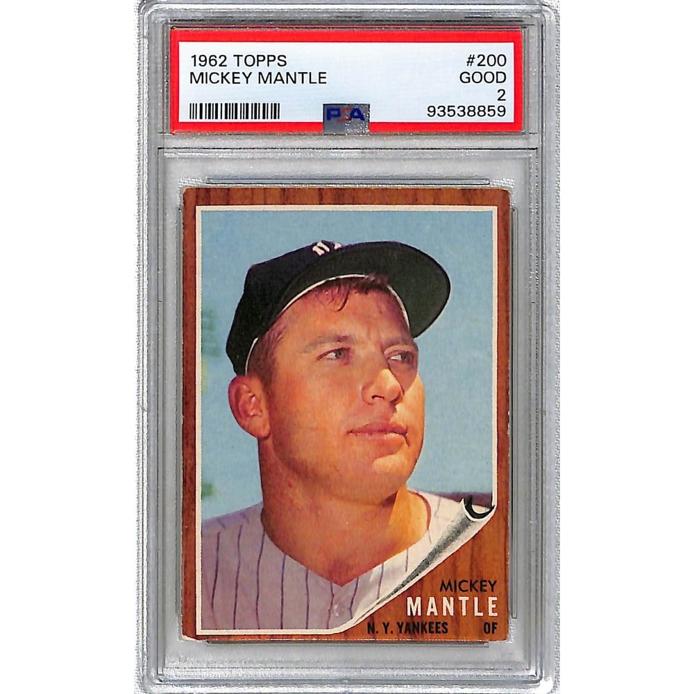 1962 Topps Mickey Mantle Psa 2 (1 of 2)
