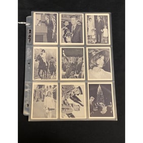 1964 John F Kennedy Complete Trading Card Set