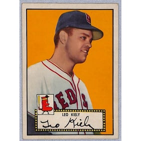 1952 Topps Baseball Leo Kiely Crease Free