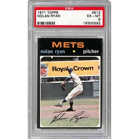 1971 Topps Nolan Ryan Psa 6 Dead Centered