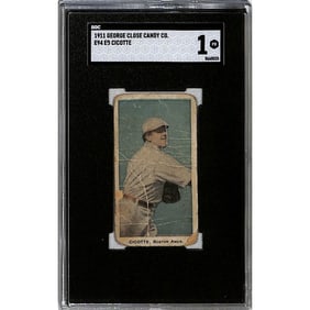 1911 E94 Close Candy Ed Cicotte Sgc 1