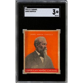 1932 Us Caramel Us President James Garfield Sgc 4