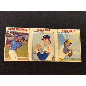1979 Hostess Panel Uncut Sheet With Nolan Ryan