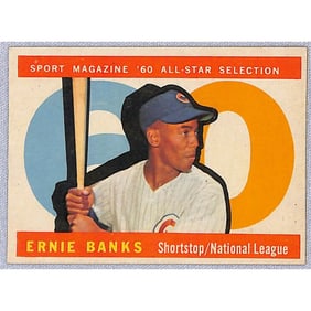 1960 Topps Hi Grade Ernie Banks All Star