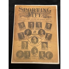 1905 Sporting Life Magazine With Syracuse