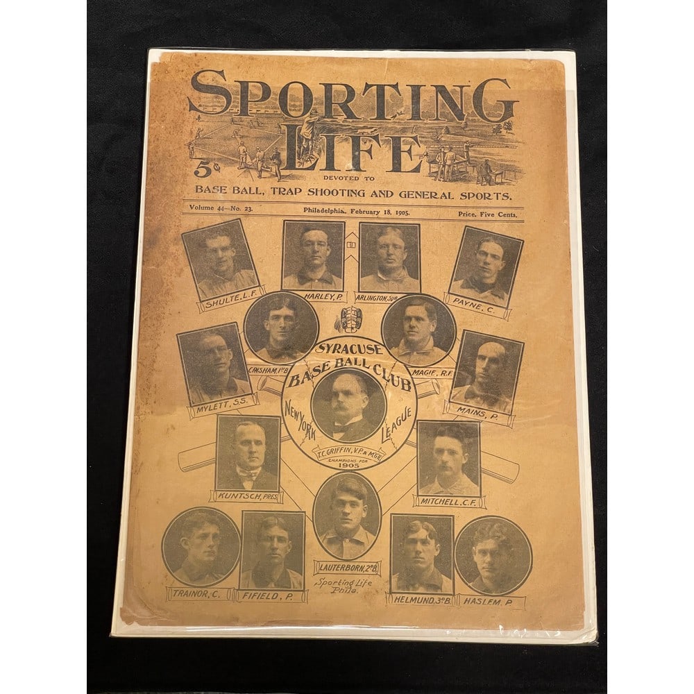 1905 Sporting Life Magazine With Syracuse (1 of 1)