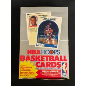 1989 Hoops Basketball Unopened Wax Box