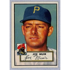 1952 Topps Baseball Joe Muir Crease Free