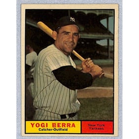 1961 Toops Hi Grade Yogi Berra