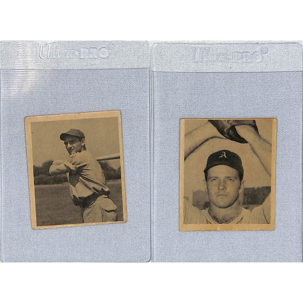 (3) 1949 Bowman Baseball Crease Free Cards (1 of 4)
