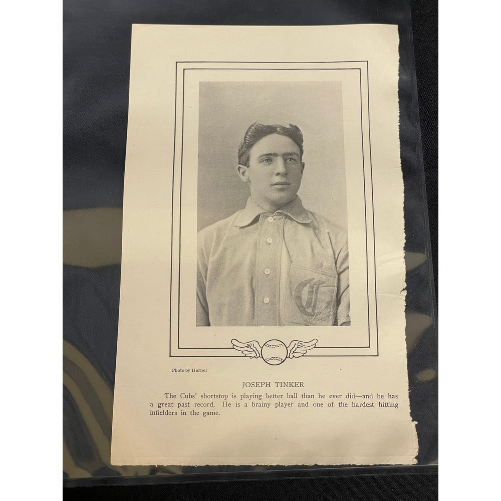 Circa 1900 Carl Horner Joe Tinker/ Art Hoffman: Circa 1900 Carl Horner Joe Tinker/ Art Hoffman Magazine Premium