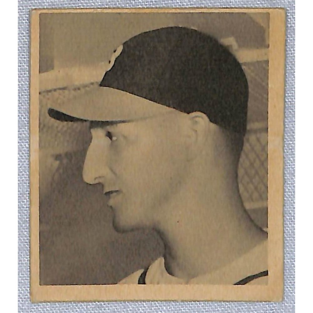 1949 Bowman Baseball Warren Spahn Crease Free (1 of 2)