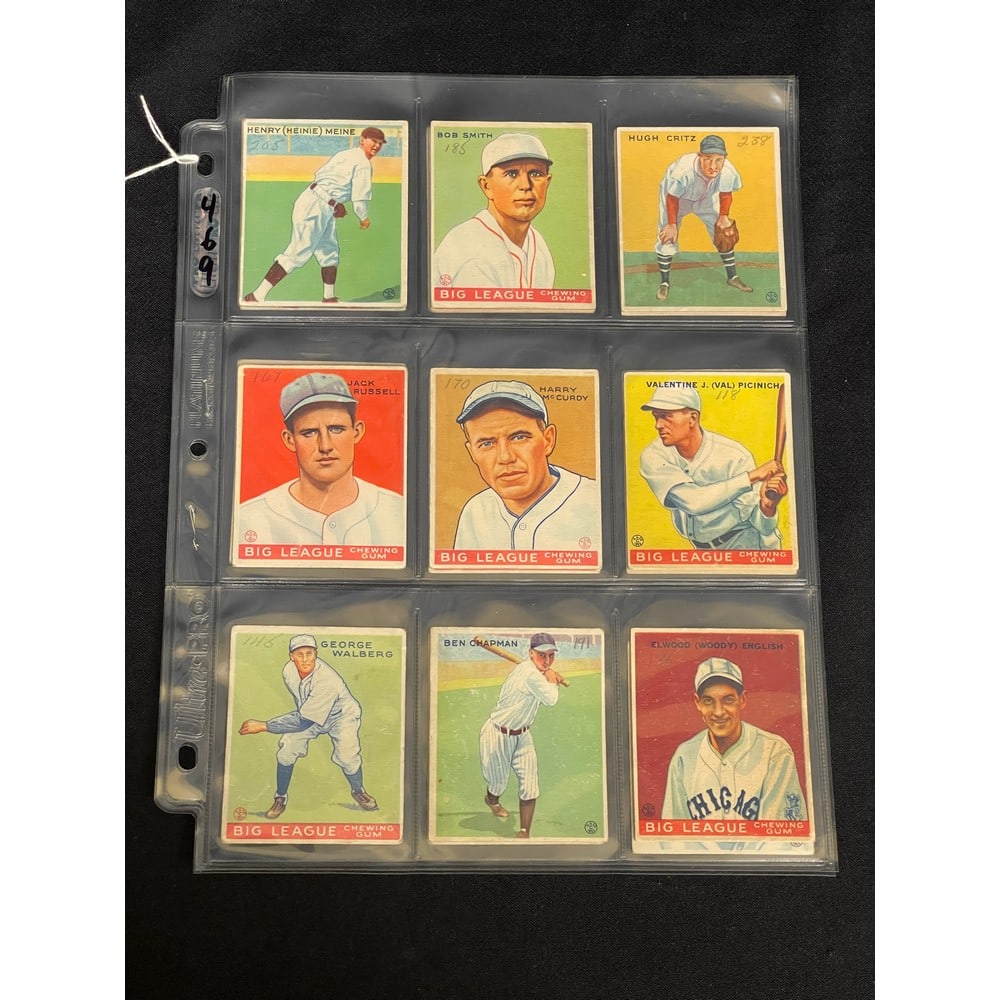 1933 Chewing Gum Baseball Card Lot 24 Cards (1 of 4)