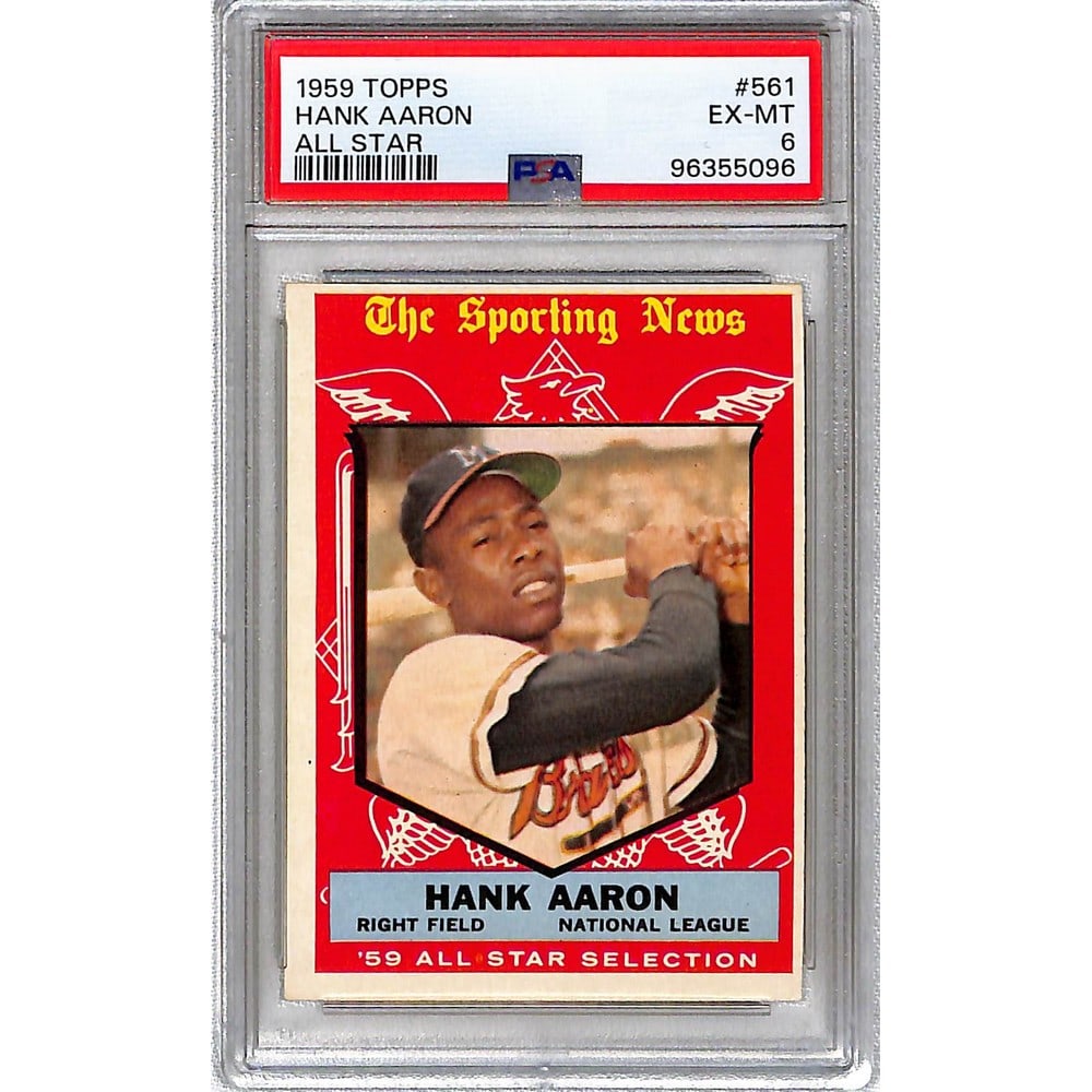 1959 Topps Hank Aaron All Star Psa 6 (1 of 2)