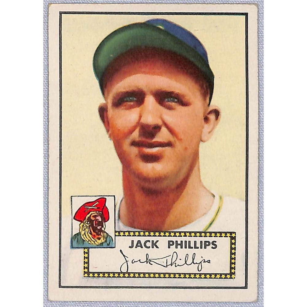 1952 Topps Centered Hi Grade Jack Phillips (1 of 2)