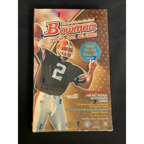 1999 Bowman Football Sealed Wax Box