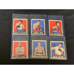 (6) 1948 Leaf Boxing With Hof