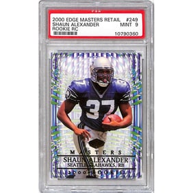 2000 Edge Masters Retail Shaun Alexander Rc Psa 9