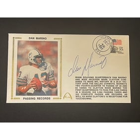 1984 Dan Marino Signed 1st Day Cover