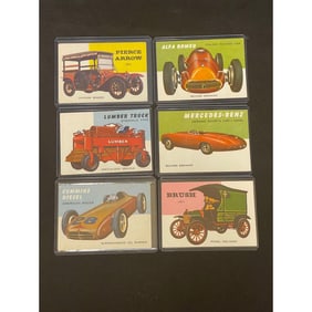 (25) 1954 World On Wheels Cards