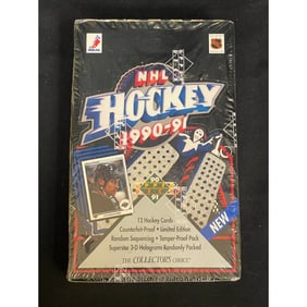 1990-91 Upper Deck Hockey Sealed Wax Box