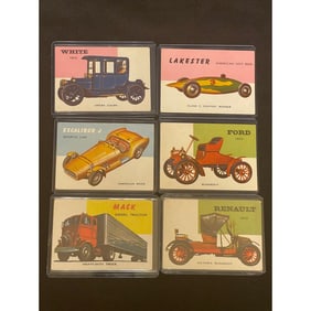 (25) 1954 World On Wheels Cards