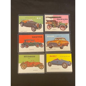 (25) 1954 World On Wheels Cards