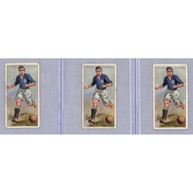 (3) 1928-29 Players Cigarettes Soccer Dixie Dean
