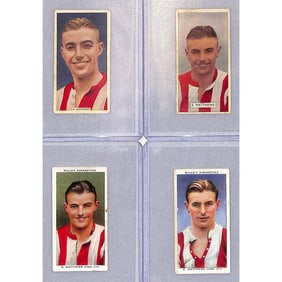 (4) Vintage S.matthews Soccer Cards