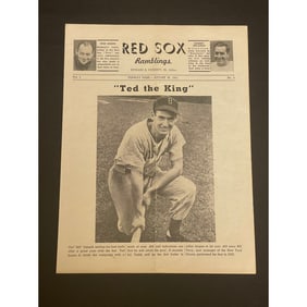 1941 Red Sox Ramblings Ted Williams