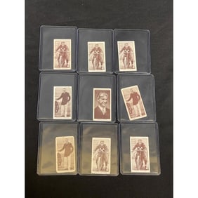 (9) Churchman Cigarettes Kings Of Speed Cards