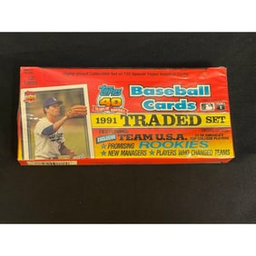 1991 Topps Traded Baseball Sealed Set