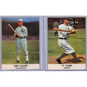 (2) 1961 Golden Press Baseball Hall Of Famers