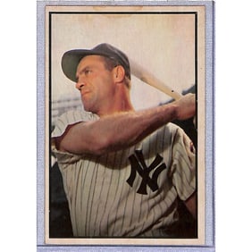 Crease Free 1953 Bowman Color Hank Bauer
