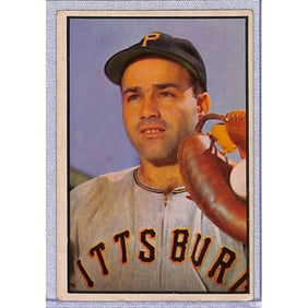 1953 Bowman Color Joe Garagiola Creased