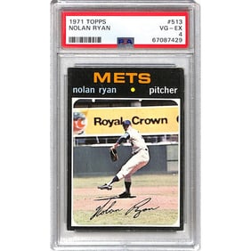 1971 Topps Nolan Ryan Psa 4
