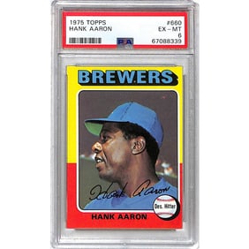 1975 Topps Hank Aaron Psa 6