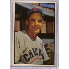1953 Bowman Color Phil Cavarretta Crease Free