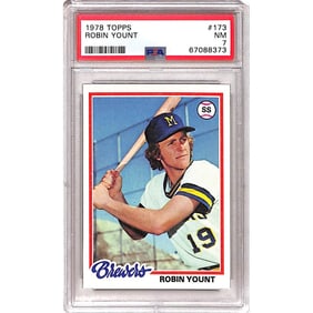 1978 Topps Robin Yount Psa 7