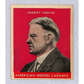 1932 Us Caramel Presidents Herbert Hoover