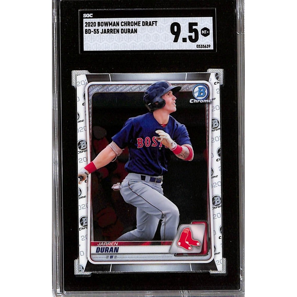 2020 Bowman Chrome Jarren Duran Sgc 9.5 (1 of 2)