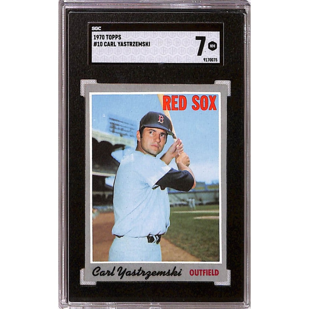 1970 Topps Carl Yastrzemski Sgc 7: 1970 Topps Carl Yastrzemski Sgc 7