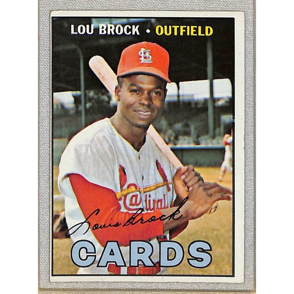 1967 Topps Lou Brock Nice Shape (1 of 2)