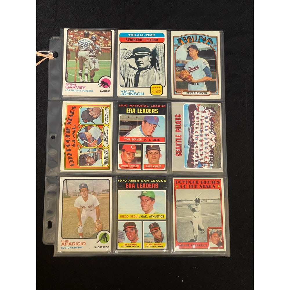 (18) Different 1970-73 Topps Baseball Stars (1 of 2)