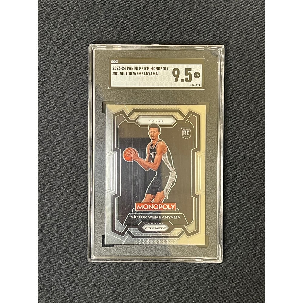 2023/24 Monopoly Victor Wembanyama Rc Sgc 9.5: 2023/24 Monopoly Victor Wembanyama Rc Sgc 9.5