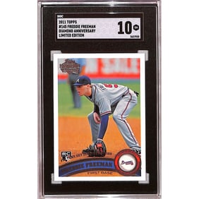2011 Topps Freddie Freeman Rc Sgc 10